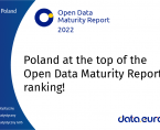 <b>Poland at the top of the Open Data Maturity Report 2022 ranking!</b> Foto