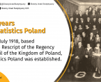 On July 13, 2023, we celebrate 105 years of the Statistics Poland! Foto