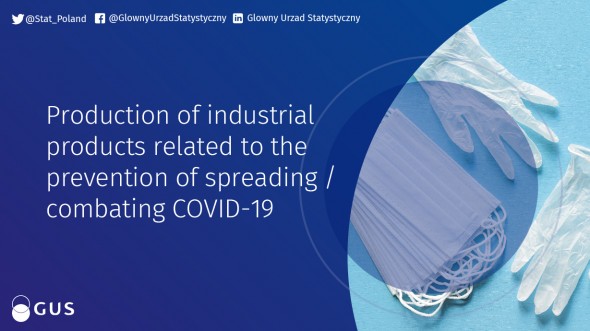 Production of industrial products related to  the prevention of spreading / combating COVID-19