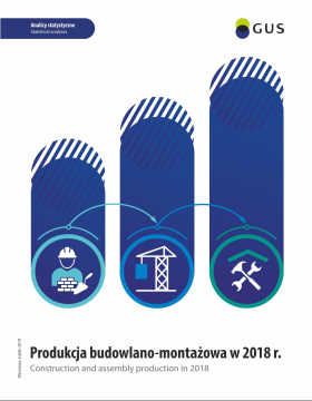 Cover of the publication Construction and assembly production in 2018