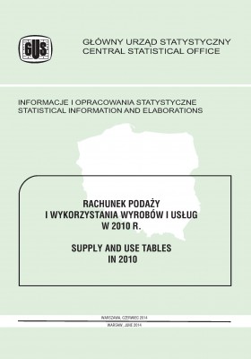 Supply and use tables in 2010