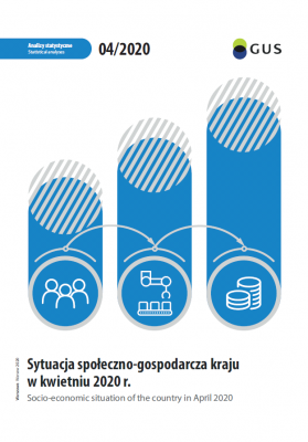 Cover of the publication Socio-economic situation of the country in April 2020