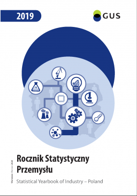 Cover of the publication Statistical Yearbook of Industry - Poland 2019