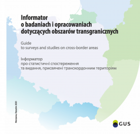 Okładka Informator o badaniach i opracowaniach dotyczących obszarów transgranicznych