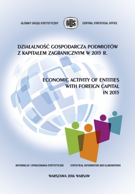 Działalność gospodarcza podmiotów z kapitałem zagranicznym w 2015 r.