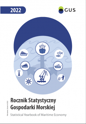 Okładka publikacji: Rocznik Statystyczny Gospodarki Morskiej 2022