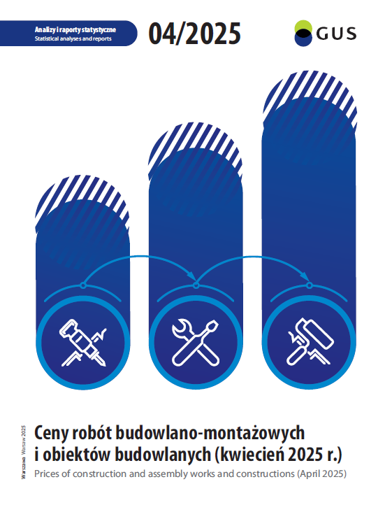 Ceny robót budowlano-montażowych i obiektów budowlanych (kwiecień 2025 r.)