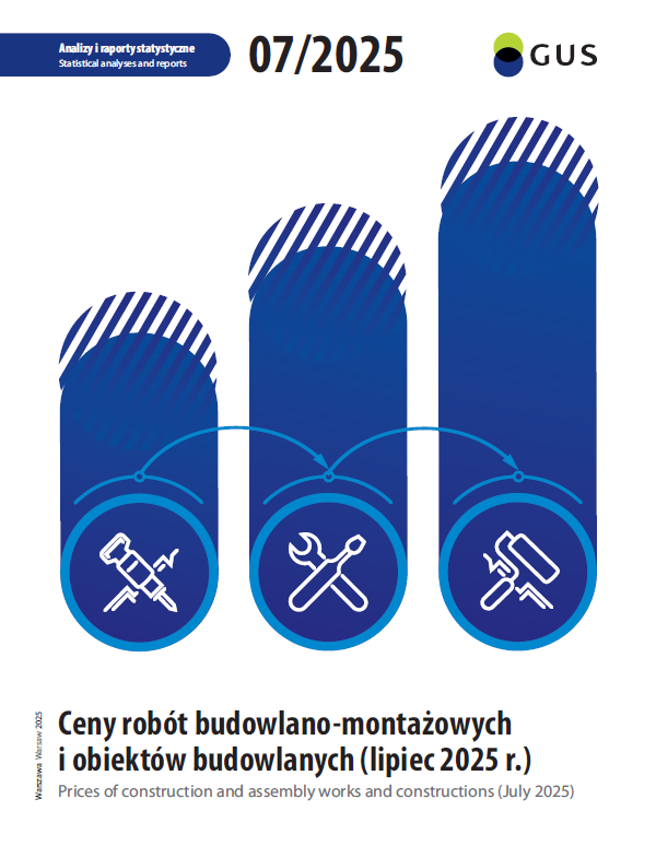 Ceny robót budowlano-montażowych i obiektów budowlanych (lipiec 2025 r.)