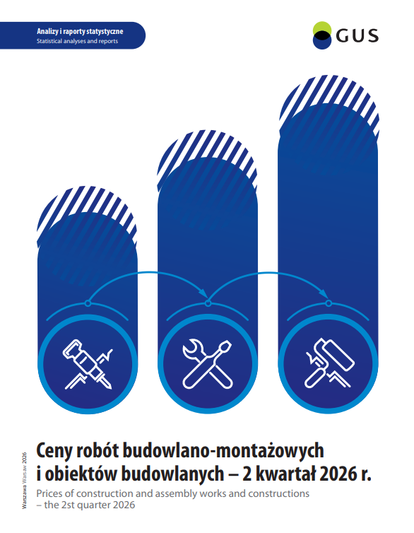 Ceny robót budowlano-montażowych i obiektów budowlanych - 2 kwartał 2026 r.