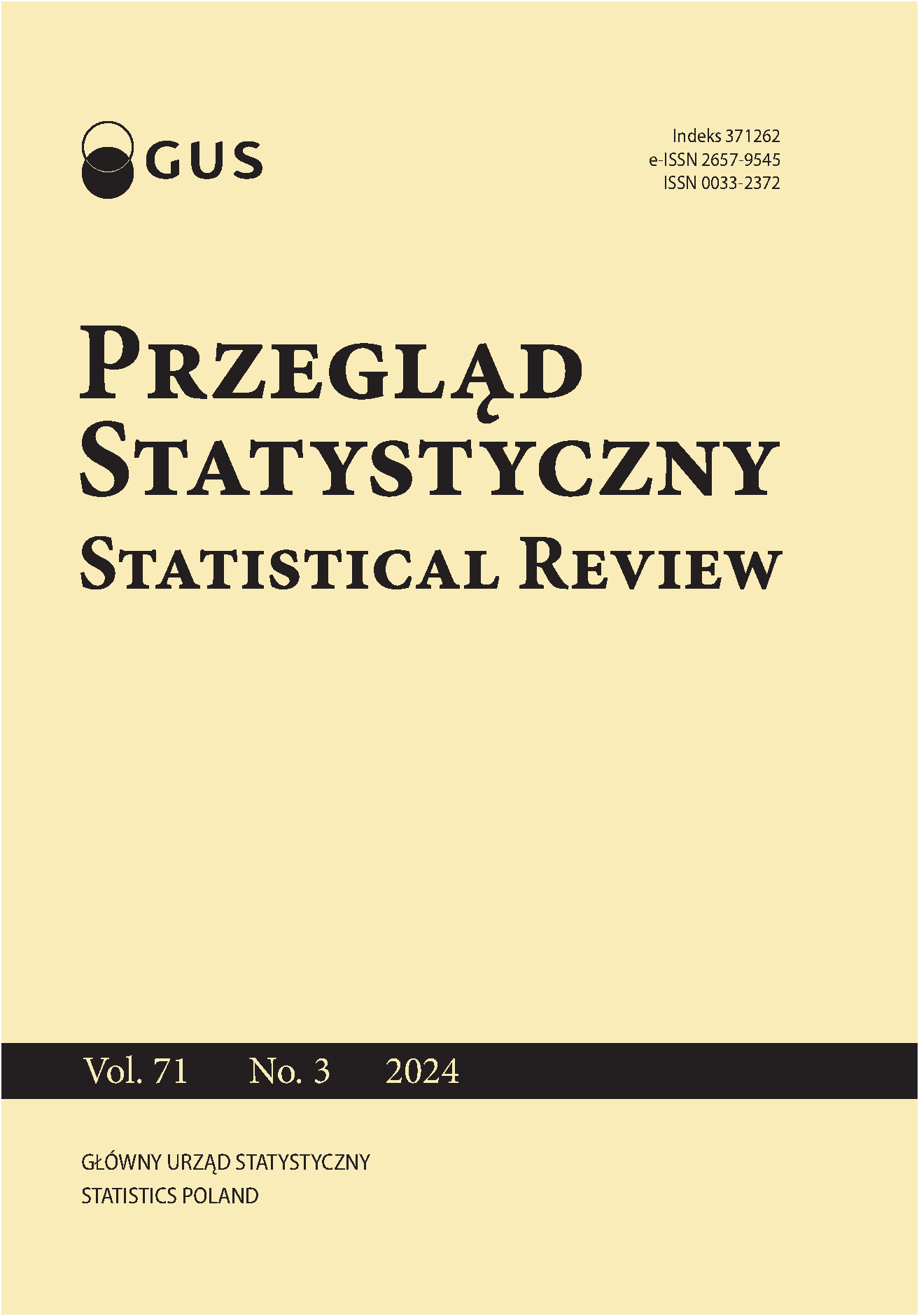 Przegląd Statystyczny. Statistical Review, nr 3/2024
