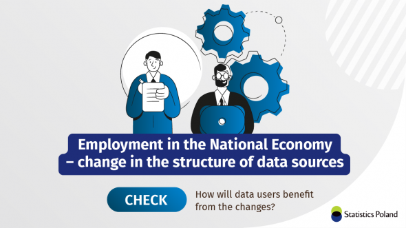 Information from Statistics Poland on the change in the structure of data sources in the Survey on Employment in the National Economy, introduced in 2023