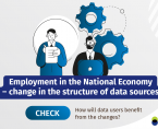 Information from Statistics Poland on the change in the structure of data sources in the Survey on Employment in the National Economy, introduced in 2023 Foto