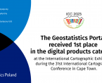 The Geostatistics Portal won 1st place in the digital products category at the International Cartographic Conference in Cape Town Foto