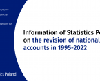 Information of Statistics Poland on the revision of national accounts in 1995-2022 Foto