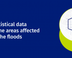 Statistical data in the areas affected by the floods Foto