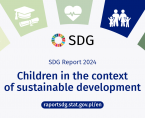 Poland on the way to SDGs. Report 2024. Children in the context of sustainable development Foto