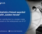 Statistics Poland awarded with "Golden Herald" Foto