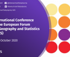 European Forum for Geography and Statistics - webinar 2020 Foto