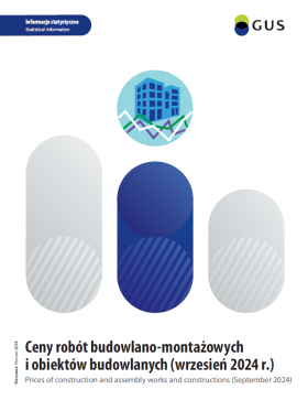 Cover of &quot;Prices of construction and assembly works and constructions in September 2024&quot; publication