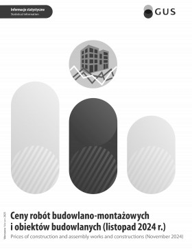Cover of &quot;Prices of construction and assembly works and constructions in November 2024&quot;