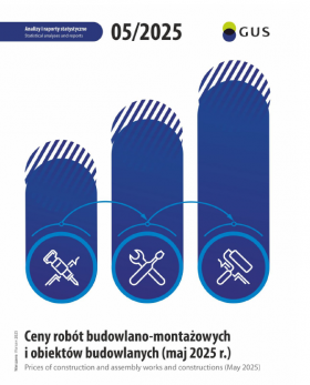 Cover of &quot;Prices of construction and assembly works and constructions in May 2025&quot;