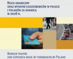 Border traffic, foreigner’s expenditures in Poland and Poles’ abroad in 2016 Foto