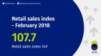Retail sales index February 2018 Foto