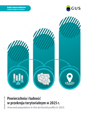 Cover of &quot;Area and population in the territorial profile in 2025&quot;