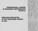 Area and Population in the territorial Profile in 2015 Foto