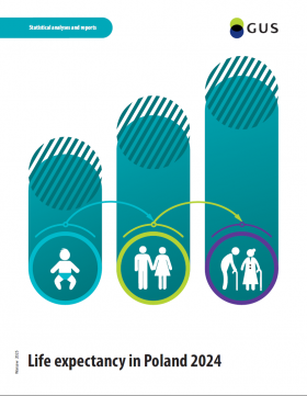 Cover of the publication Life expectancy of Poland in 2024
