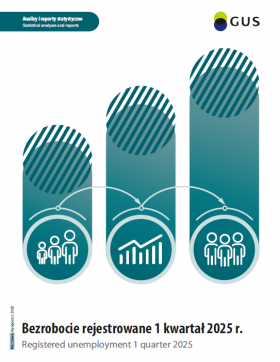 Cover of &quot;Registered unemployment 1 quarter 2025&quot;