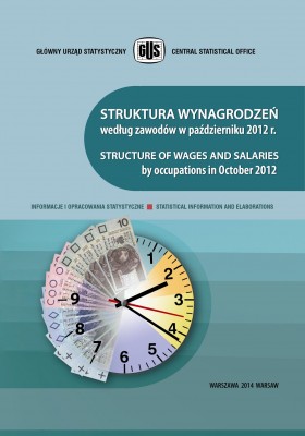 Structure of wages and salaries by occupations in October 2012