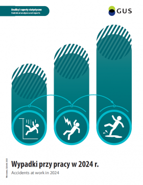 Statistical analyses and reports. Accidents at work in 2024. Warsaw, Gdansk 2025. Statistics Poland