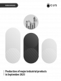 Production of major industrial products in September 2023 Foto