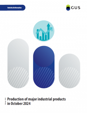 Cover of &quot;Production of major industrial products in October 2024&quot; publication