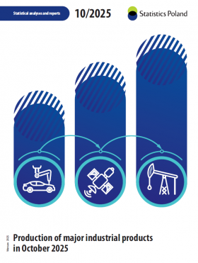 Statistical analyses and reports. Production of majot industrial products in October 2025. Warsaw 2025 Statistics Poland