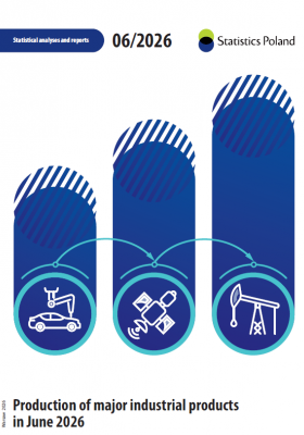 Production of major industrial products in June 2026. Cover of the publication