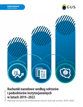 Cover of the publication National accounts by institutional sectors and sub-sectors 2019-2022