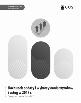 Cover of the publication &quot;Supply and use tables in 2017&quot;