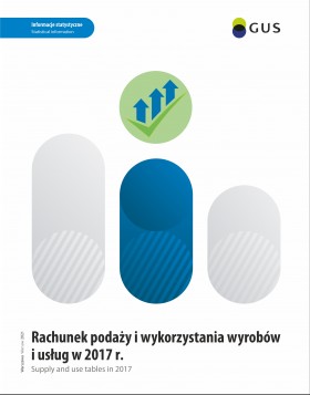 Cover of the publication &quot;Supply and use tables in 2017&quot;