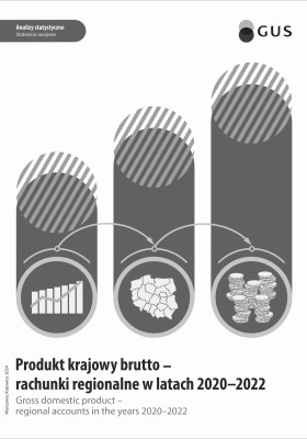 Gross domestic product - regional accounts in the years 2020-2022. Okładka