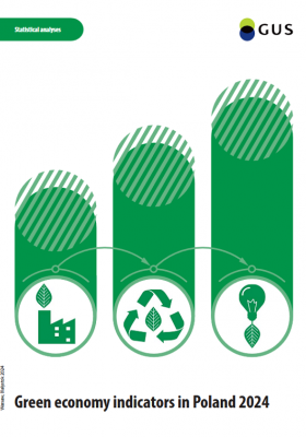 Green economy indicators in Poland 2024 Cover
