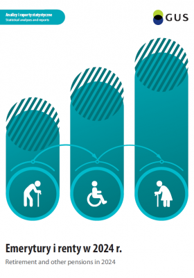 Retirement and other pensions in 2024. Cover of the publication