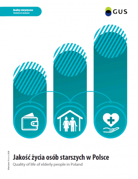 Cover of the publication &quot;Quality of life of elderly people in Poland&quot;
