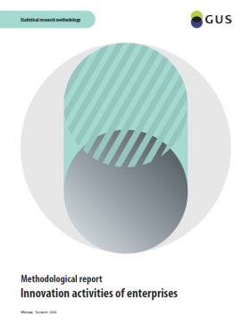 Cover of publication &quot;Methodological report. Innovation activities of enterprises&quot;