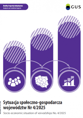 Socio-economic situation of voivodships No. 4/2025 Cover