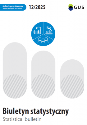 Statistical Bulletin No 12/2025. Cover of the publication