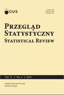 Cover of the publication Przegląd Statystyczny. Statistical Review, nr 1/2024