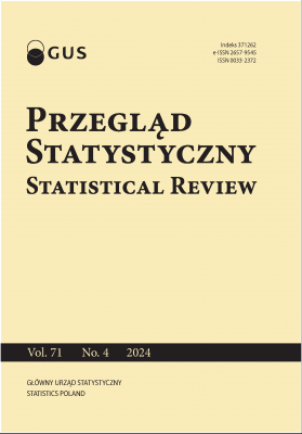 Cover of &quot;Przegląd Statystyczny. Statistical Review, nr 4/2024&quot;
