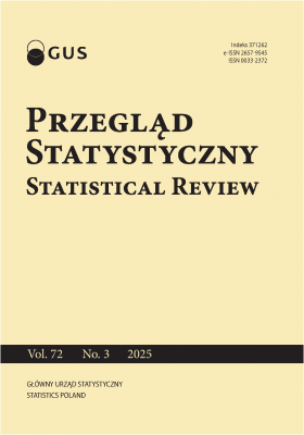Przegląd Statystyczny. Statistical Review, nr 3/2025. Cover of the publication